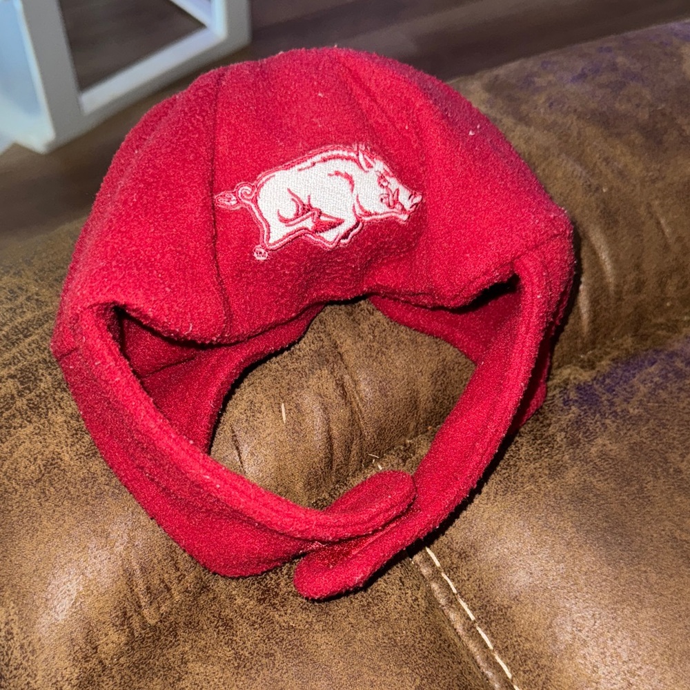 Cozy Red Fleece Kids Ear Warmer